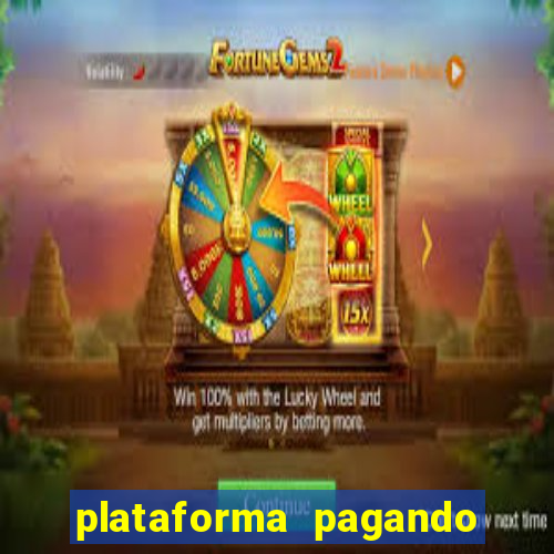 plataforma pagando no cadastro fortune tiger